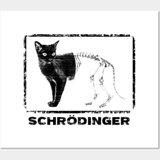 Schrodinger's cat_BLK Posters and Art